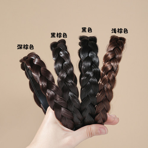 赞可假发发箍鱼骨麻花辫头箍发卡