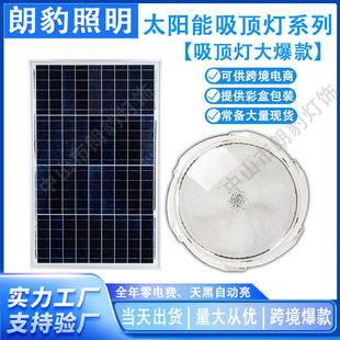 太阳能灯吸顶家用室内照明壁灯阳台卧室农村院子大门口户外庭院灯