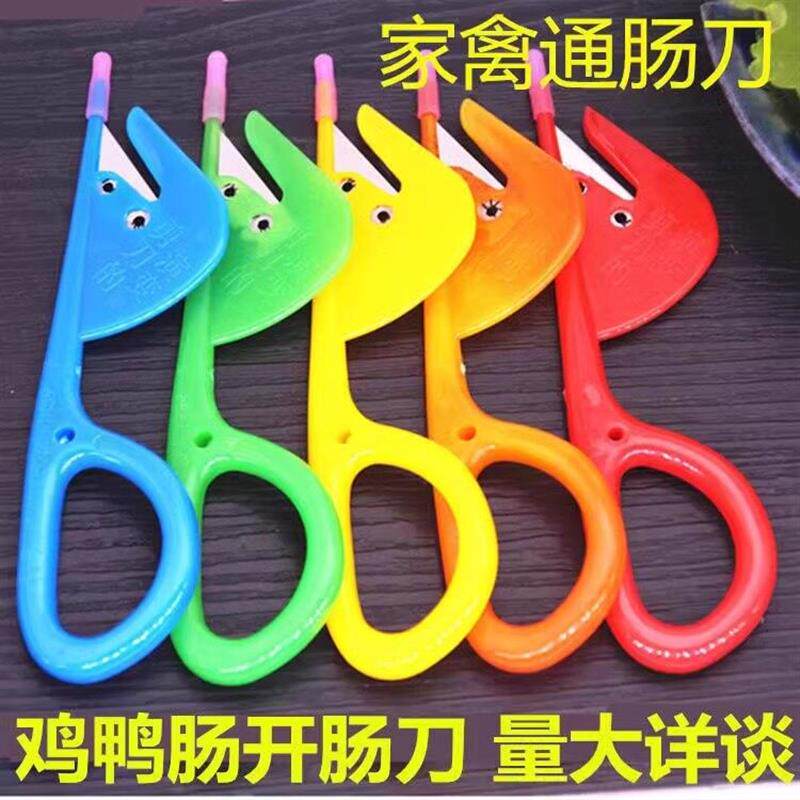 304不锈钢刮肠油刀翻鸡肠鸭肠通肠神器剖刀破肠器鱼肠专用工具