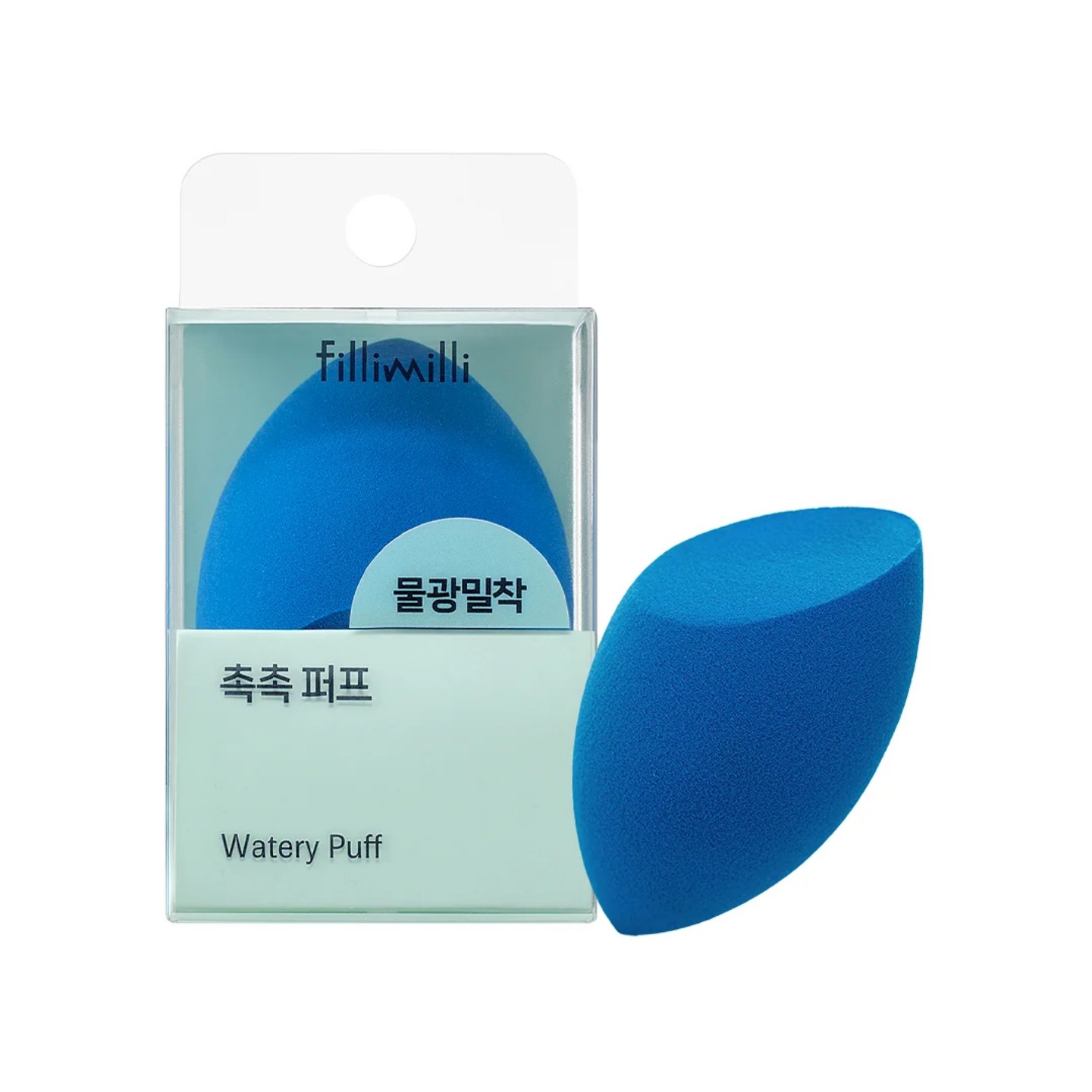韩国直邮fillimili美妆蛋 蓝色水润气垫 超软海绵粉扑干湿两用