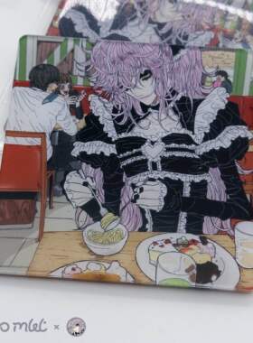 哥特的下午茶-日本插画师ISEYA原创世界的洛丽塔亚克力咕卡砖谷美