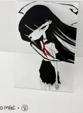 「hair」主题-7点45插画师原创二次元动漫周边oc透卡七变光栅卡