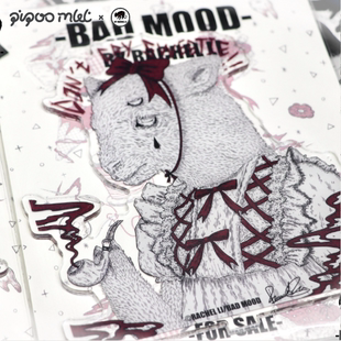 LI插画师原创二次元 RACHEL oc动漫周边亚克力立牌 MOOD系列 BAD