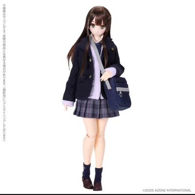 【乐目预订】 AZONE 6分 娃娃 - YUI 唯 和遥キナ学校制服