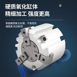 32d SMC型气动手指气缸mhz2 25d 20d 40d 16d小型平行气爪夹具10D