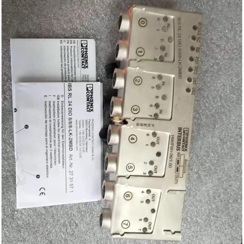 现货菲尼克斯端子模块2731571 IBS RL 24 DIO 8/8/8-R-LK-2MBD 27