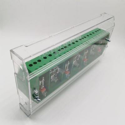 三相四线电能计量联合接线盒，防盗接线盒PJ1-3*4 绿