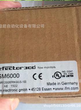 原装正品IFM易福门 SM7004 电磁流量计 SMR34GGX50KGUS10传感器
