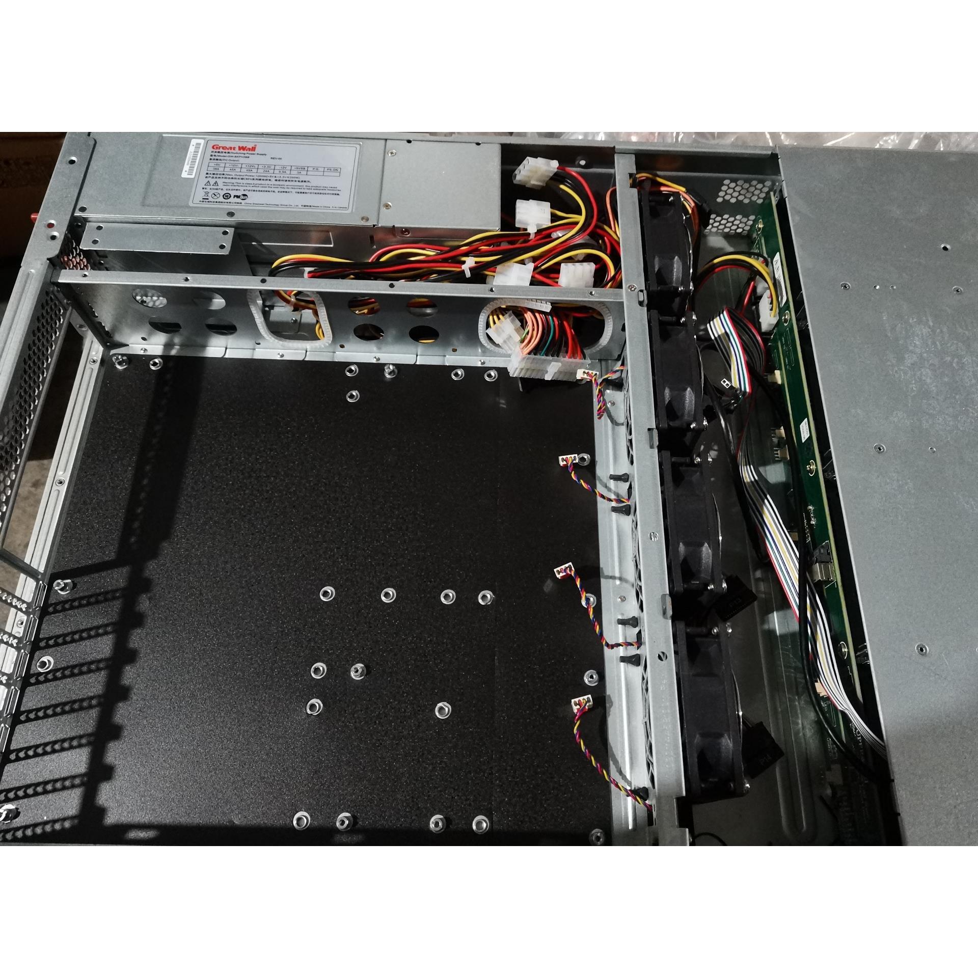 链力8盘位机箱2U机箱带双800W电源 6GB背板议价