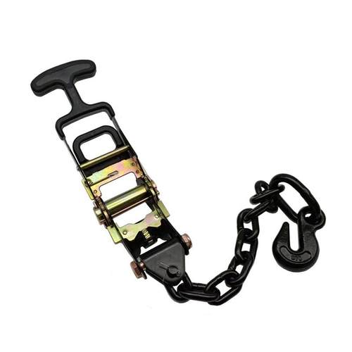 碳钢喷塑拉紧器套装 汽车捆绑带收紧器 货物捆绑器 棘轮拉紧带