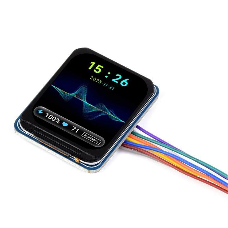 微雪1.5寸IPS彩色LCD显示屏 240×280圆角屏 SPI接口262K彩色屏幕