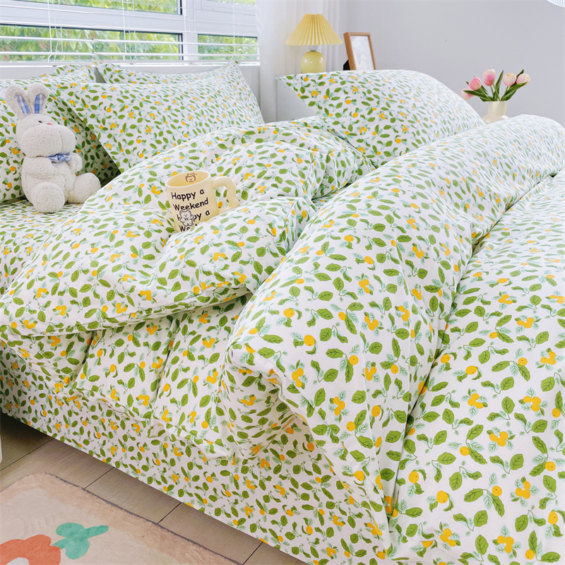 纯棉斜纹全棉舒适透气被套