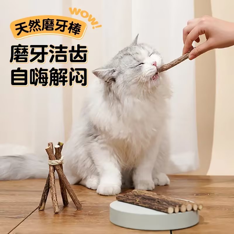 猫咪磨牙棒木天蓼自嗨解闷