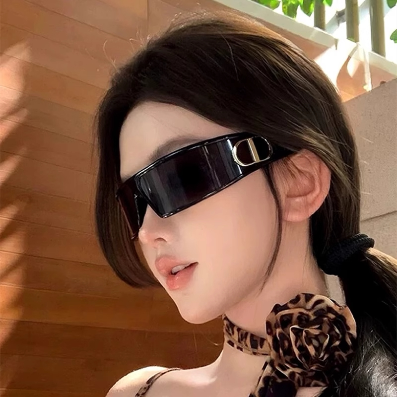 发箍墨镜女二合一小红书同款y2k美式高颅顶头箍太阳眼镜2025新款