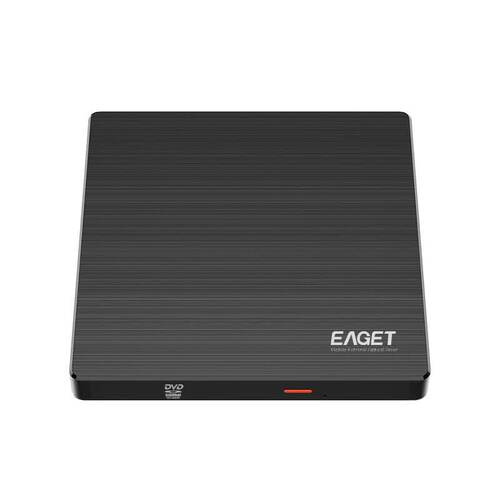 忆捷（EAGET）OD10外置type-c光驱刻录机 外接移动光驱USB通用 黑