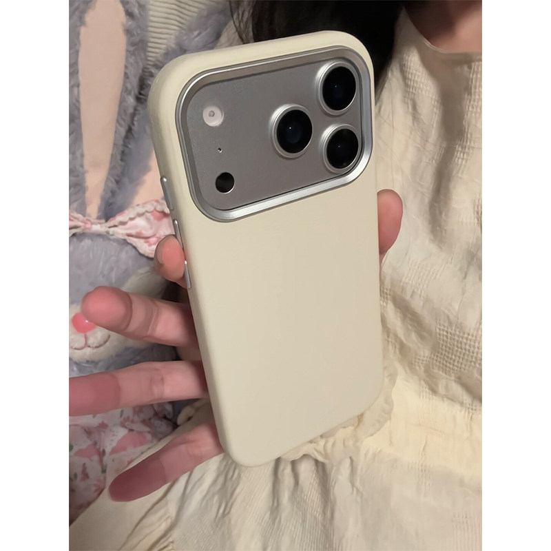 简约ins高级感皮纹适用苹果17promax手机壳iPhone17女新款16小众15个性时尚14日韩16Pro防摔15pro保护套13男