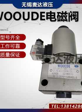 WDJF-SB5-10B-DY2/CW220RNZ5L WOOUDE 压滤机卸荷阀 电磁换向阀