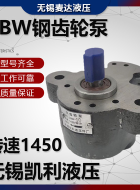 钢齿轮泵CBW-6/4/2.5/16/25 CBW-10锯床液压油泵润滑泵无锡凯利