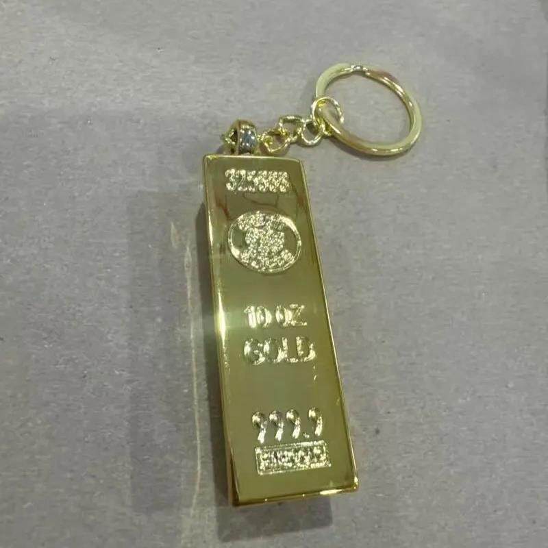 爆款金条万次火柴打火机户外一辈子用不完火柴钥匙跃立-YY