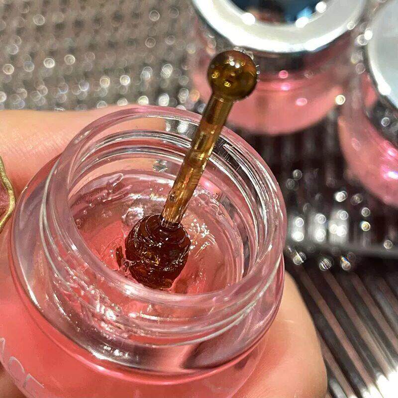 OGE小蜜樱花罐润唇膏粉嫩嘟唇膜湿保湿滋润保女防干裂唇纹唇嘟油
