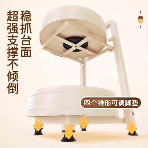 德能国品转质厨房旋调品置料物架F888台面多功油盐酱醋调味料收纳