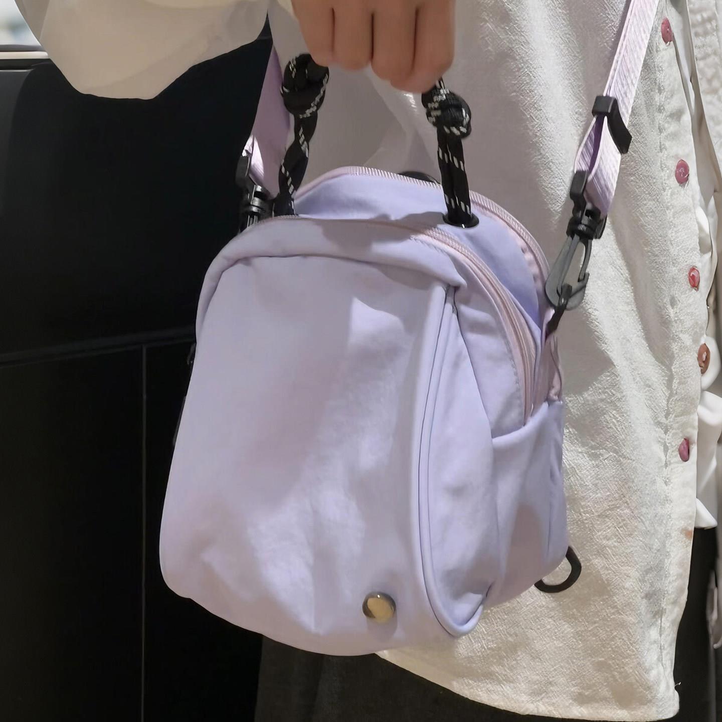 日系小鸡蛋包栗子包迷你多隔层双肩包包可斜挎旅行轻便通勤小背包