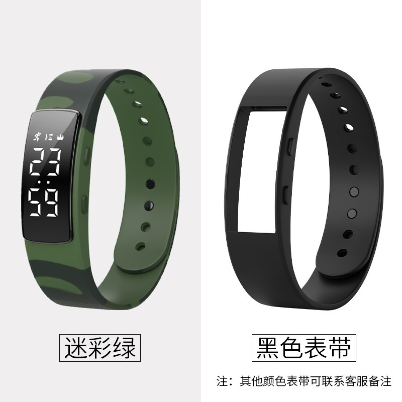 学生手表男款只看时间手环女高中初中生青少年闹钟运动儿童电子表