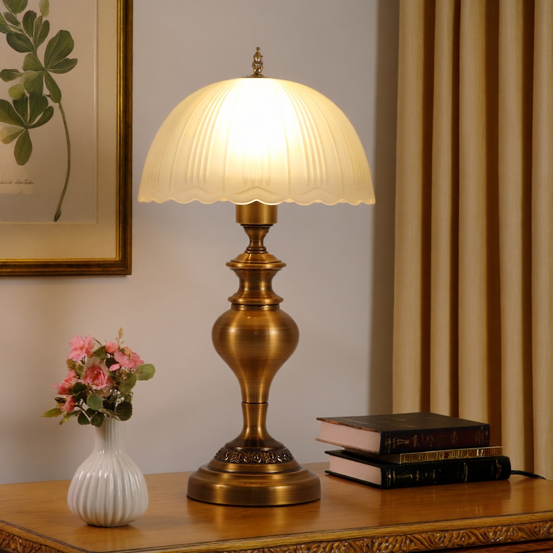 复古典欧式轻奢现代创意高级感遥控温馨婚庆书房客厅卧室床头台灯