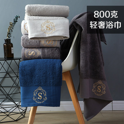 五星级酒店新款全棉浴巾男女款家用纯棉加厚加大吸水裹巾专用毛巾