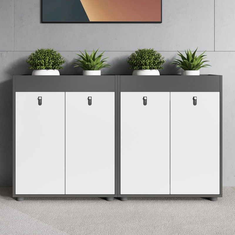 速发办公室文件柜带锁简地水纳资料柜柜落约木质茶收柜矮柜,商业/办公家具,花槽柜,淘宝优惠券,粉丝福利购,淘宝优惠卷