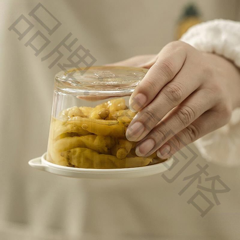 速发密封罐腌菜玻璃密保收盖子罐纳泡菜咸菜封鲜碗带盖储物瓶