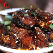 飞凡谭记麻辣香辣鱼排 洞即食鱼块湖南特产庭烟熏零食 鱼尾巴115g