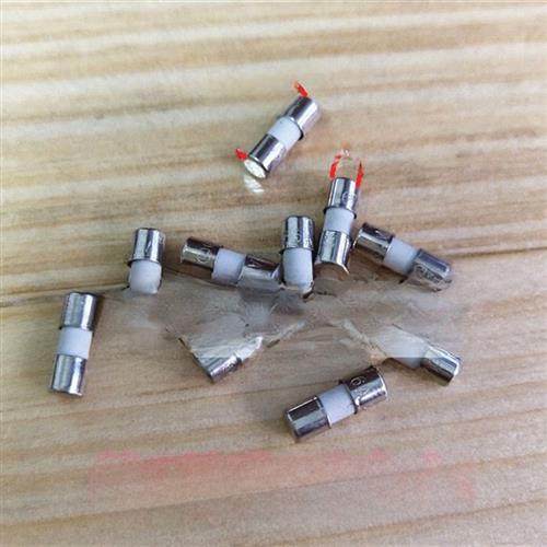 5个 陶瓷保险丝3.6X10 3*10MM T1A2A3.15A4A5A6.3A8A10A 250V无脚