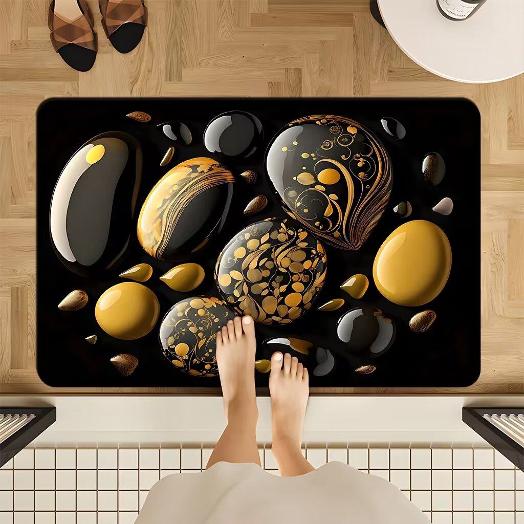 美石浴室地垫厕所卫生间厨房进门玄关垫吸水速干脚垫卫浴防滑地毯,居家布艺,入户地垫,淘宝优惠券,粉丝福利购,淘宝优惠卷