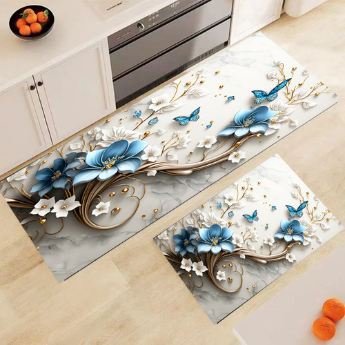 厨房地垫吸水防油防滑硅藻泥家用