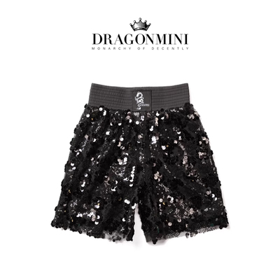 黑色短裤短裤DRAGONMINI