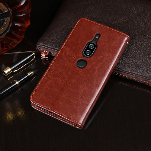 翻盖皮套适用索尼手机壳XA1保护套XZ1  Z5+PLUS男XA2 ULtra Z5MINI XZ1C XZ XA3/10plus