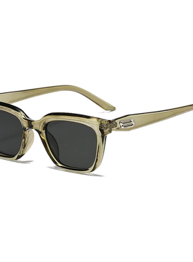 橄榄绿猫眼墨镜女新款2024夏季防晒防紫外线开车太阳镜可配度数男