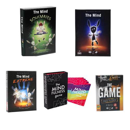 现货英文桌游the mind fulness game家庭聚会卡牌mindfulness