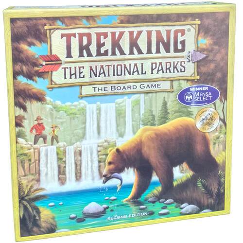 英文kking the national parks国家公园策略棋牌游戏桌游卡片