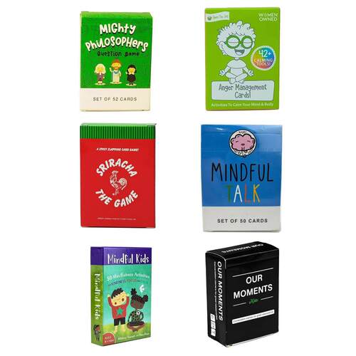 英文版桌游mindful talk儿童卡牌游戏 card game 家庭休闲聚会游