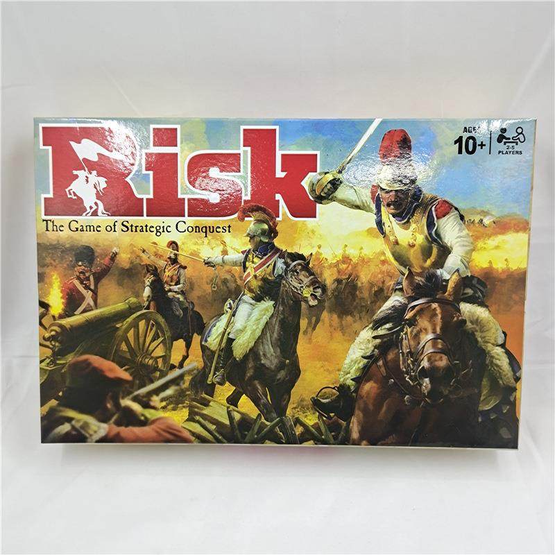 跨境热销桌游RISK board card game英文经典RISK互动卡牌桌面游戏