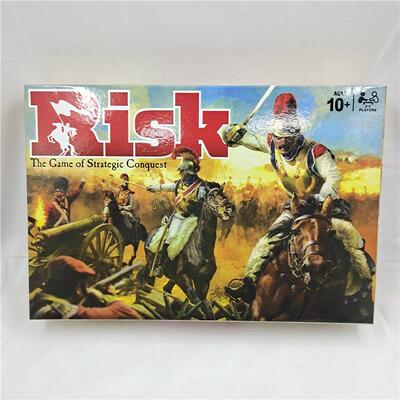 跨境热销桌游RISK board card game英文经典RISK互动卡牌桌面游戏