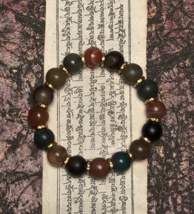 藏地瑜伽士修持【爆老千系糖球玛瑙古珠十六颗】高端文玩一图一物