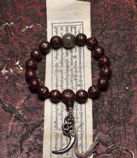 藏地瑜伽士修持【爆老千系糖球玛瑙古珠】顶配老凤眼佛珠手持