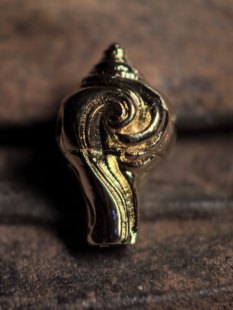 大漏!【文玩法螺三通法器】藏地小元素精品配饰