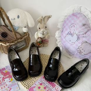 现货甜喵心语甜喵喵原创基础JK制服鞋 日系百搭低跟 学生高校圆头鞋