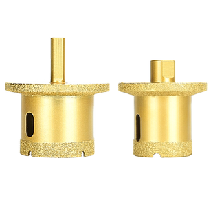 金刚石双层开孔器台盆钻孔下水管水槽大理石材陶瓷钻脸盆打孔钻头