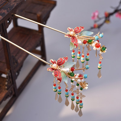 中国风发簪女盘发簪汉服头饰发钗