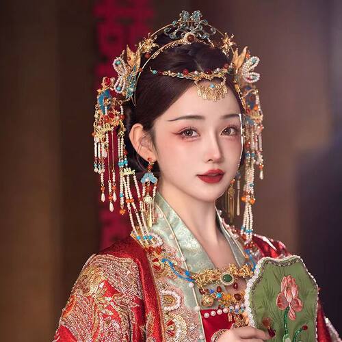 秀禾饰品镀金古风新娘